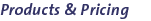 Products & Pricing